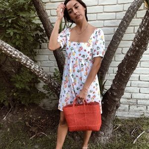 Burnt Orange 🍊mini basket bag